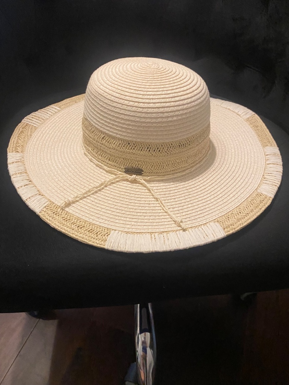 SAND AND SUN GORGEOUS TWO TONE FLOPPY BEACH HATS - REDUCED
